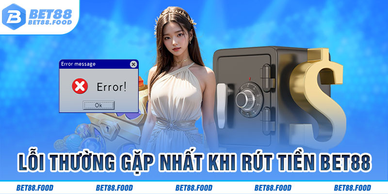 Lỗi thường gặp nhất khi rút tiền BET88